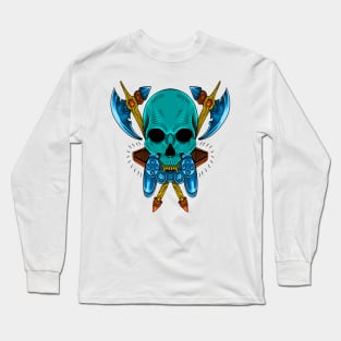 skull game weapon Long Sleeve T-Shirt